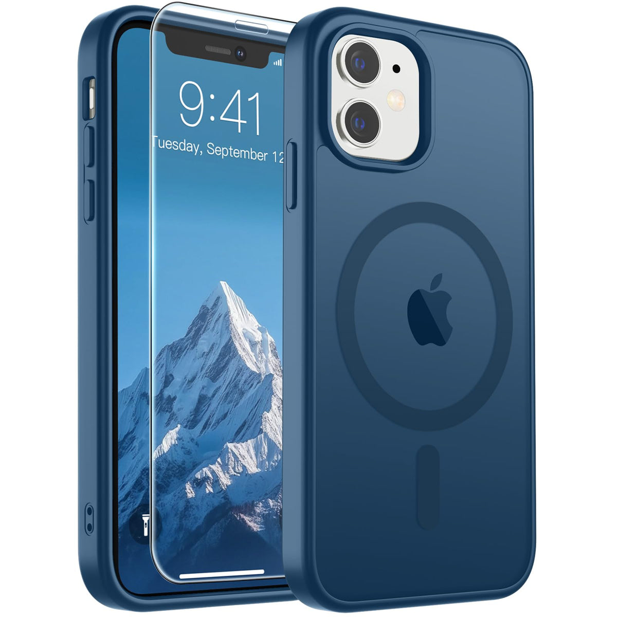 SUPFINE Magnetic for iPhone 13 Case/iPhone 14 Case Black