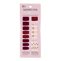Dashing Diva Gloss Nail Strips - Crystal Clear - UV Free, Chip Resistant, Long Lasting Gel Stickers - Contains 32 Wraps, 1 Prep Pad, 1 File
