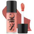 Saie Blush & Glow Gift Set - Dew Blush in Lady & Glowy Super Gel Liquid Highlighter & Makeup Primer in Warmglow - Skincare Infused Everyday Makeup Kit for a Flushed, Dewy Glow - Vegan (2 Count)