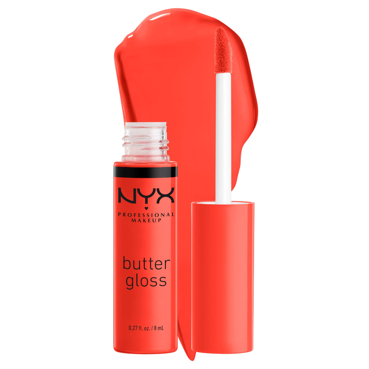 NYX PROFESSIONAL MAKEUP Butter Gloss, Non-Sticky Lip Gloss - Sugar Glass (Clear), Pack Of 3