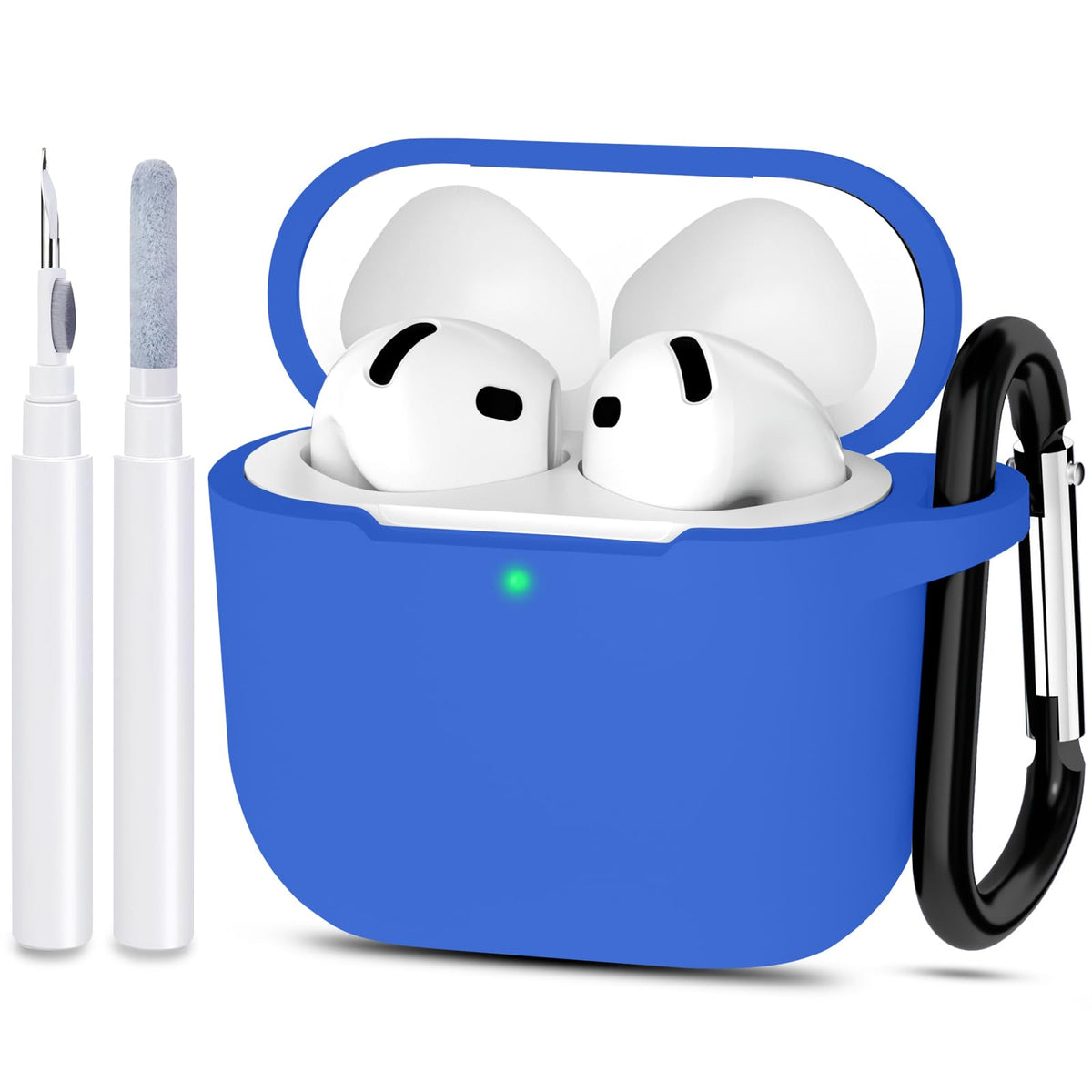 for AirPods 4/5 Case Cover with Cleaner kit, Midnight Blue
