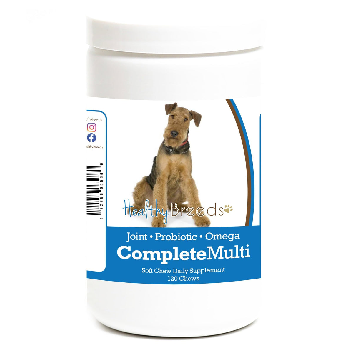 Healthy Breeds French Bulldog All in One Multivitamin Soft Chew 120 Count