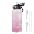 Konokyo 18 oz Insulated Water Bottle with Straw Lid, Stainless Steel Vacuum Sports Water Bottle, Leak-Proof Reusable Metal Flask with Carry Loop, BPA-Free Travel Bottle for Gym, School, Office