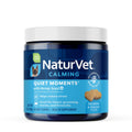 NaturVet –Quiet Moments Calming Aid for Cats Plus Melatonin – 60 Soft Chews – Helps Reduce Stress & Promote Relaxation – Great for Storms, Fireworks, Travel & Grooming