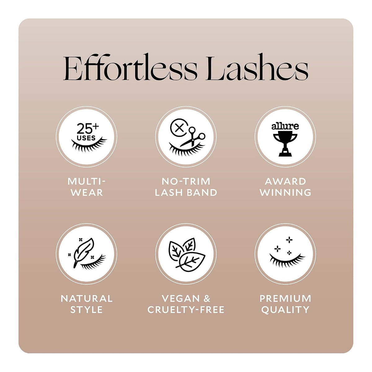 Velour Effortless Lashes, Natural Looking False Eyelashes, Fluffy & Lightweight No Trim Eyelashes, Reusable Fake Lashes For All Eye Shapes, Vegan & Cruelty-Free, Lash Glue not Included (Final Touch)