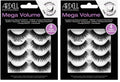 Ardell False Eyelashes Mega Volume 251 – Fluffy Volume for a Dramatic Look, Wispy Lashes, Full Strip, 2 Pack