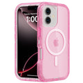 Follaroma Magnetic for iPhone 16 Plus Case, Heavy Duty Phone Cases, Clear
