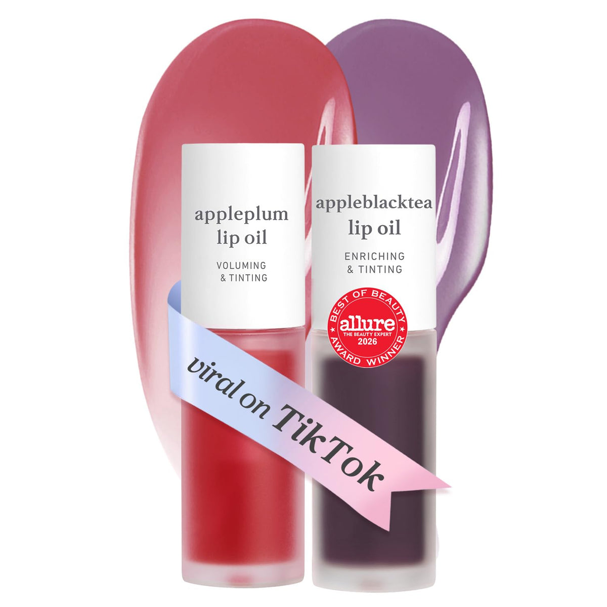 NOONI Korean Lip Oil - Appleberry - pH Color-Changing Plumping Lip Gloss