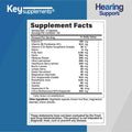 Key Supplements Hearing Support 90 Capsules, Tinnitus Relief for Ringing Ears