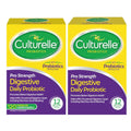 Culturelle Pro Strength Daily Probiotics For Digestive Health (2 Month Supply) with Prebiotics for Women & Men, Supports Occasional Diarrhea, Gas & Bloating, Gluten & Soy Free, 60 Count