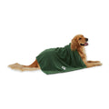 Bone Dry Pet Grooming Towel Collection Absorbent Microfiber X-Large, 41x23.5", Embroidered Gray