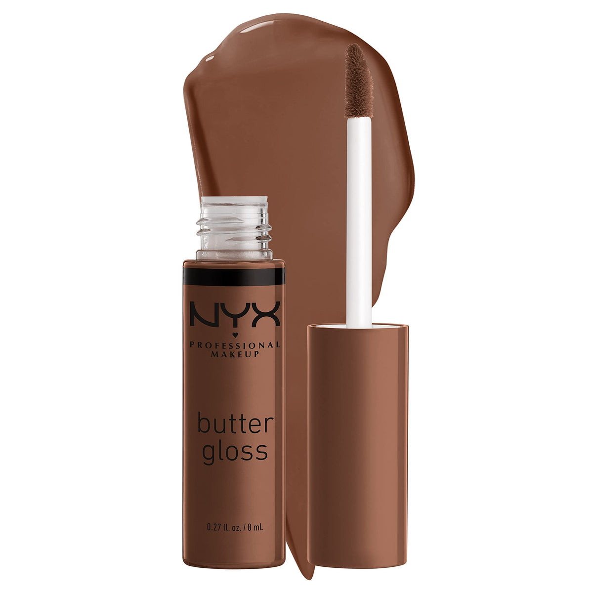 NYX PROFESSIONAL MAKEUP Butter Gloss, Non-Sticky Lip Gloss - Sugar Glass (Clear), Pack Of 3