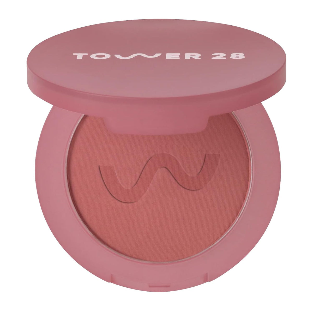 Tower 28 GetSet Matte Powder Blush for Cheeks - 12-Hour Setting Blush Powder for Smooth, Blurred Skin - Talc-Free, Sweat-Proof Face Blushes - Makeup for Sensitive Skin - Samo Spritzer (1.13 oz)