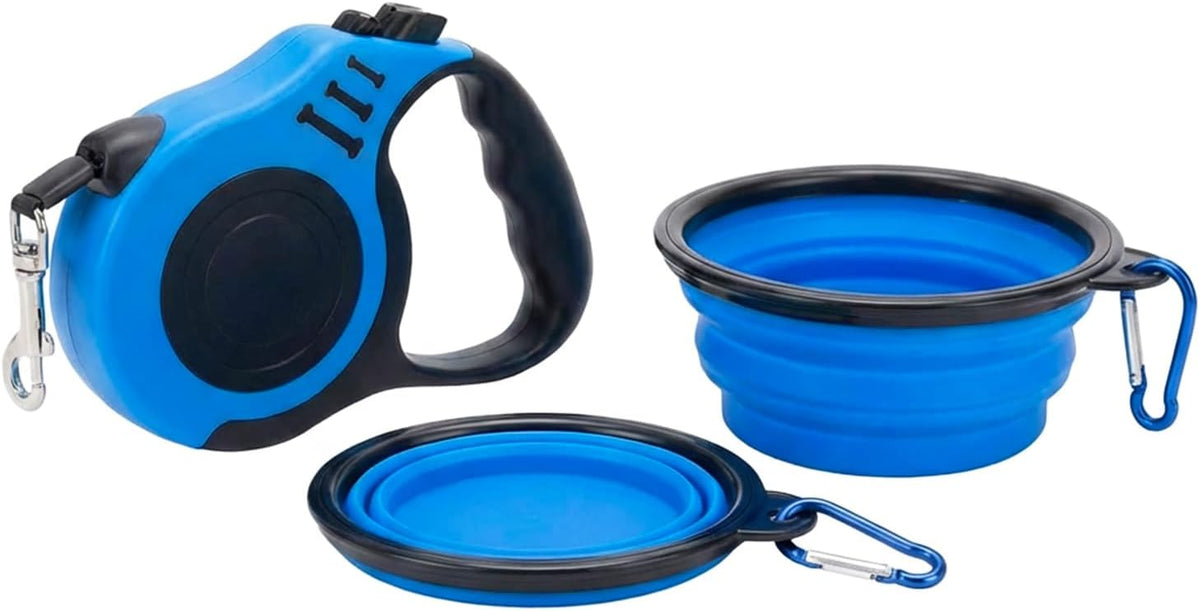 PETIMP Retractable Dog Leash Lightweight 16FT Leash Set
