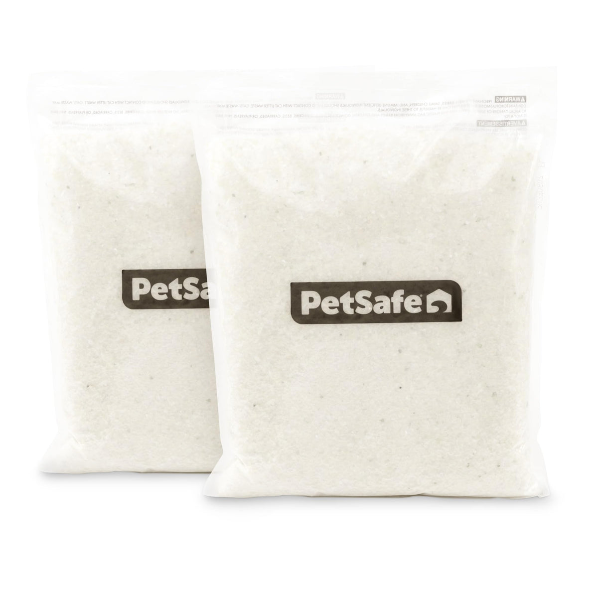 PetSafe ScoopFree 4.3 lb Bags (2 Pack) Premium Crystal Cat Litter - Outperforms Clay Litter - Refill Packs - Reusable Tray Compatible - Fresh Scent