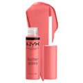 NYX PROFESSIONAL MAKEUP Butter Gloss, Non-Sticky Lip Gloss - Sugar Glass (Clear), Pack Of 3