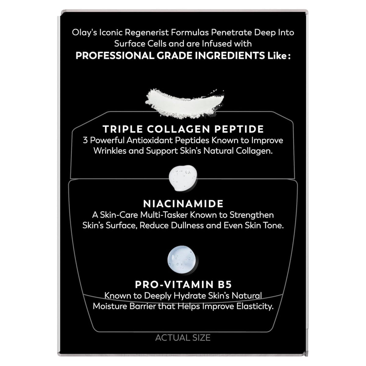 Olay Face Moisturizer, Regenerist Micro-Sculpting Cream for Women, Fragrance-Free - Anti-Aging, Anti-Wrinkle, Firming Skin Care - Triple Collagen Cream, Peptide, Hyaluronic Acid, Niacinamide, 2.6oz