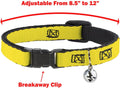 Cat Collar Breakaway Nightmare Before Christmas Jack Scary Teddy Killer Duck 8 to 12 Inches 0.5 Inch Wide