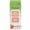 TropiClean Deep Cleaning Pet Wipes, 100ct - Wipes for Dogs & Cats - Gently Removes Dirt, Dander & Smells - for Pet Paws, Face, Body & Bottom - Sweet Berry & Coconut Scent