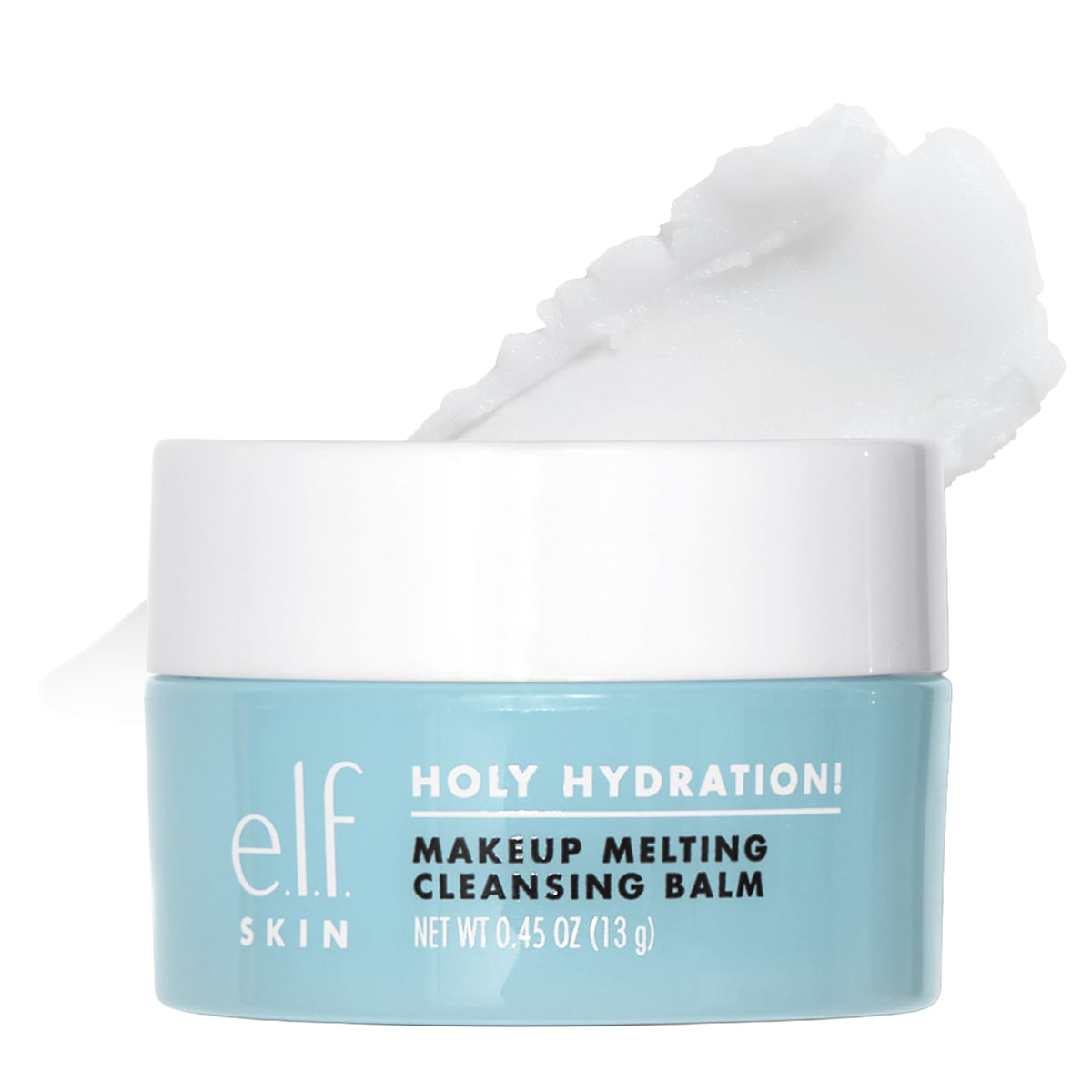 e.l.f. SKIN Holy Hydration! Makeup Melting Cleansing Balm, Face Cleanser & Makeup Remover, Infused with Hyaluronic Acid to Hydrate Skin