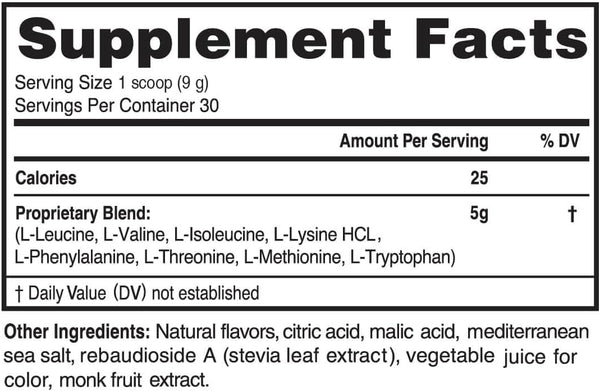 Advanced Bionutritionals – Advanced Amino Powder, Amino Acid Supplement, Build Muscle, Post Workout Recovery, Energy,Non-GMO, Gluten Free, Dairy Free, Vegan (30 Servings)