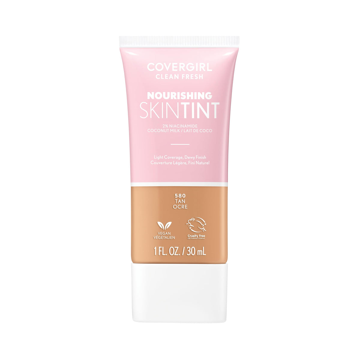 COVERGIRL Clean Fresh Skin Milk Foundation, Fair, 1 Fl Oz (Pack of 1) (packaging may vary)
