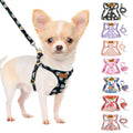 SlowTon No Pull Dog Harness with Leash for Small Medium Dogs, Flower XXS