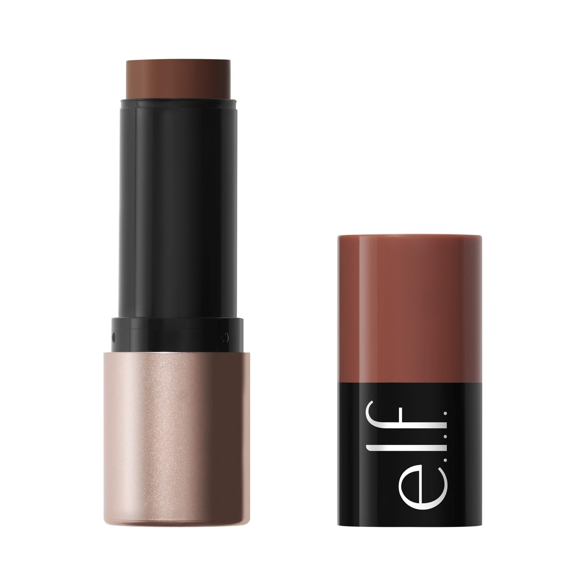 e.l.f. Soft Glam Cream Bronzer Stick, Fair | Buildable Cream Bronzer for A Long-Lasting Sculpted Glow & Satin Finish, Twist-Up Design, Vegan & Cruelty-Free