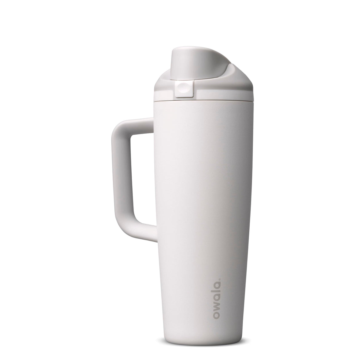 Owala FreeSip Tumbler Insulated Stainless Steel Water Bottle with Built-in Straw and Side Handle, For Travel, Work, School, and Sports, 40oz, BPA Free, Leak Proof, Strawberry Fields