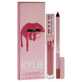 Matte Lip Kit - 808 Kylie by Kylie Cosmetics for Women - 2 Pc 0.10oz Matte Liquid Lipstick, 0.03oz Lip Liner
