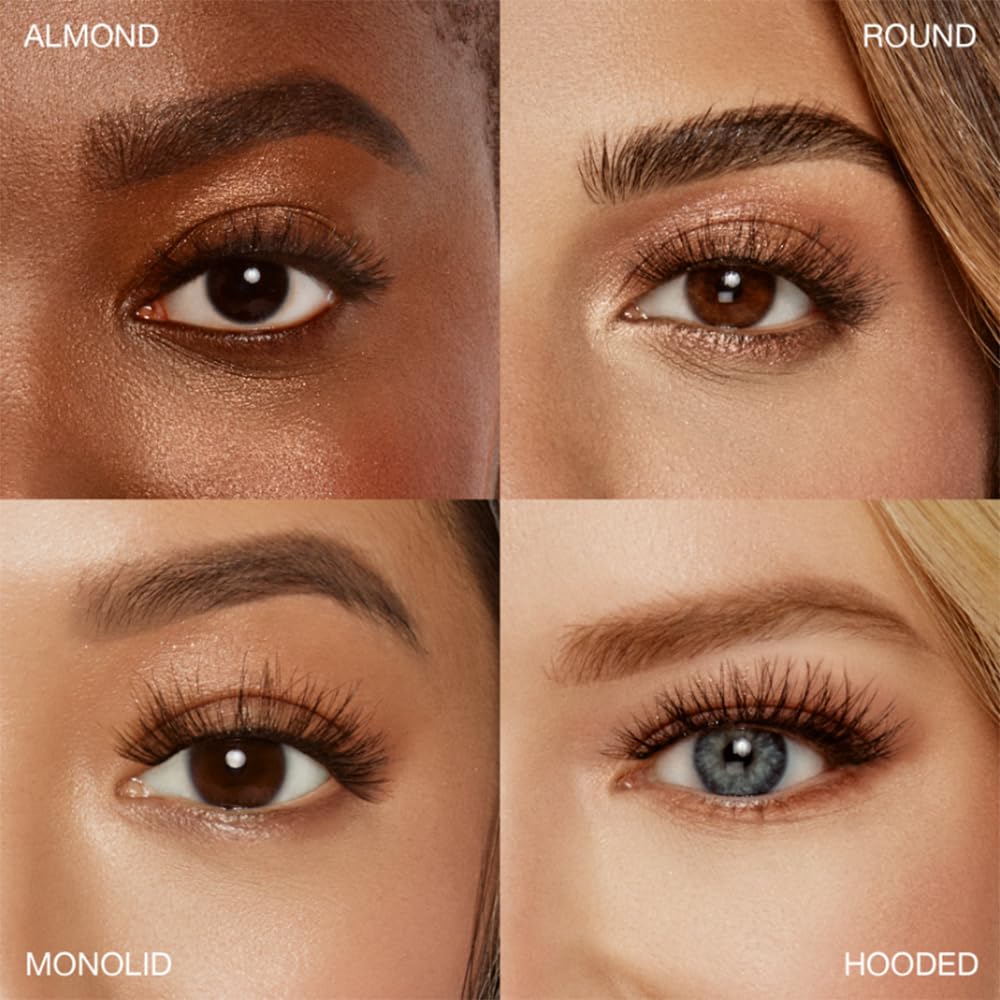 Ardell Naked Strip Lashes 421 Natural Looking False Eyelashes, 4 Pairs | Seamless Blend with Invisiband for Long-Lasting Lightweight Wispy Texture Adds Subtle Volume, Synthetic Hair, Cruelty Free