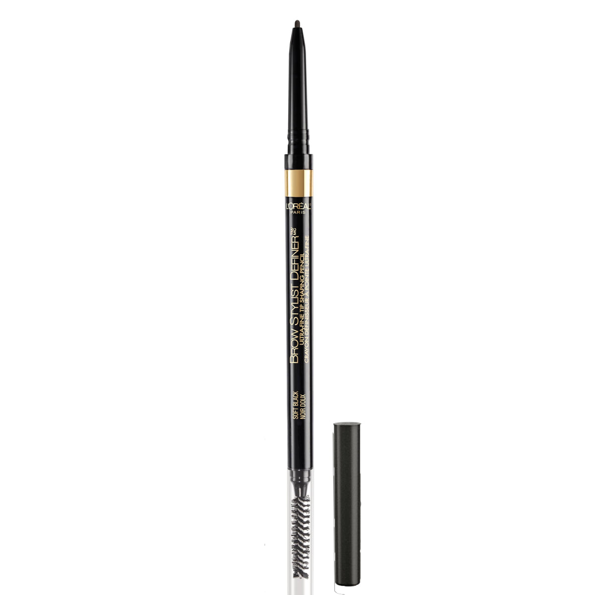 L'Oreal Paris Makeup Brow Stylist Definer Waterproof Eyebrow Pencil, Ultra-Fine Mechanical Pencil, Draws Tiny Brow Hairs and Fills in Sparse Areas and Gaps, Brunette, 0.003 Ounce (1 Count)
