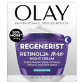 Olay Retinol Night Cream for Women, MAX, Anti-Aging Face Mousturizer, Fragrance-Free, Non Greasy - Anti-Wrinkle, Smooth Fine Lines, Hydrating Skin Care - Triple Collagen Cream, Niacinamide, 1.7oz