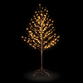 DUMOS 5 Ft Lighted Star Christmas Twig Tree with 200 LED Lights, Xmas Decor