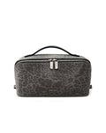 EACHY Travel Makeup Bag, Large Capacity Cosmetic Bag for Women, Waterproof PU Leather, Flat Open Portable Toiletry Bag for Skincare, Brushes & Travel Essentials