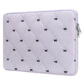 14 Inch Lightweight Bow Puffy Laptop Sleeve Case Laptop Bag for Girl