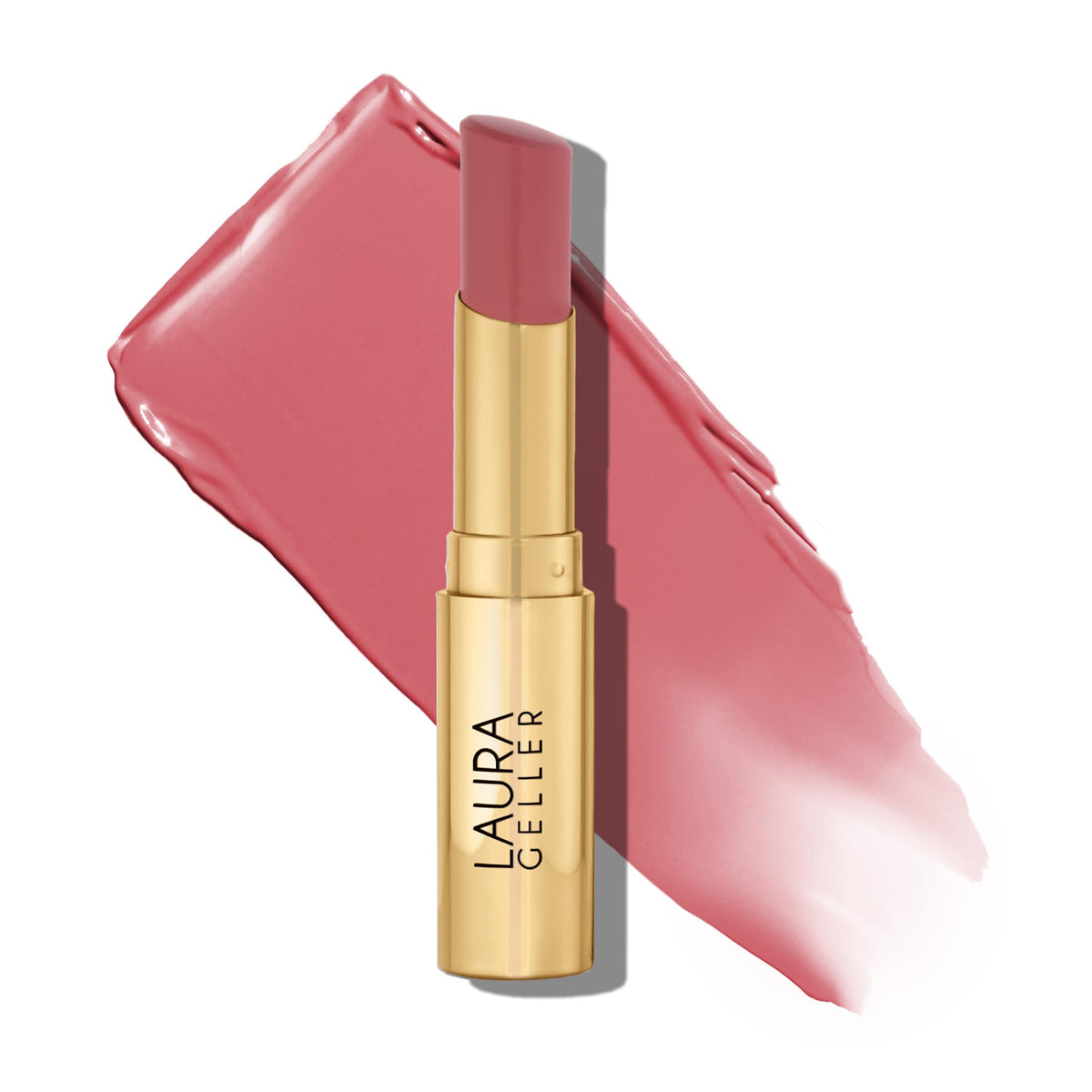 LAURA GELLER NEW YORK Jelly Balm Tinted Lip Balm – Just Peachy – Hydrating Lip Color with Shine Finish – Squalane & Vitamin E – Buildable Sheer to Medium Coverage – Vegan & Cruelty-Free