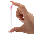 100 Pcs Disposable Mascara Wands, Crystal Eyebrow Spoolies Brush for Eyelash Extensions, Pink Lash Brushes with Container