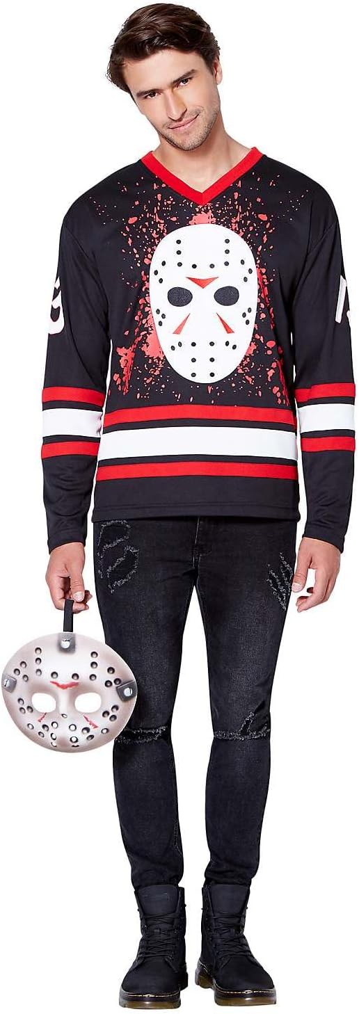 Spirit Halloween Jason Voorhees Hockey Jersey - Friday the 13th