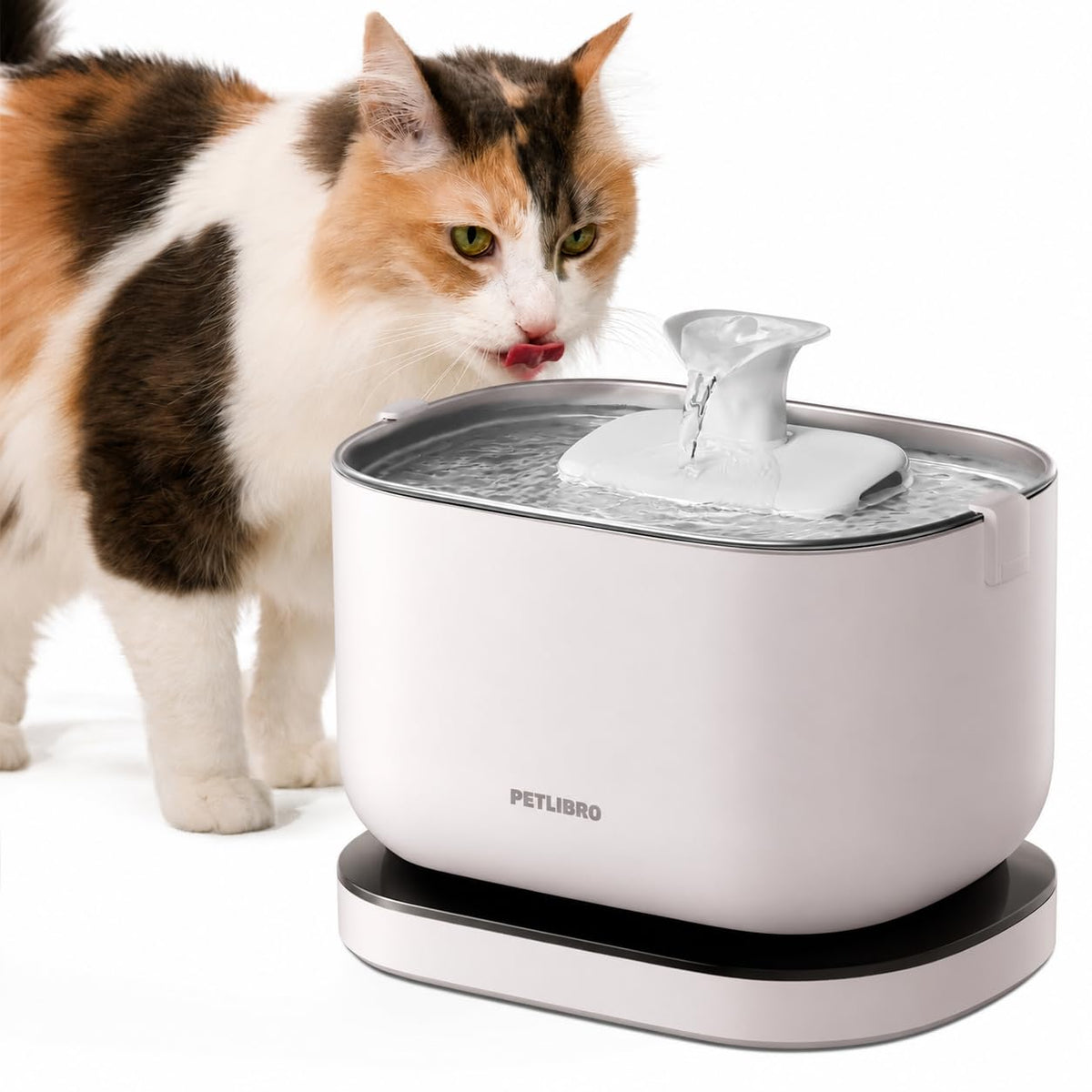 PETLIBRO Offical Cat Water Fountain Pump, Easy Replacement for Cat Fountain PLWF115/PLWF105/PLWF005, Wireless Cat Fountain Pump for Pet Water Fountain, Super Quiet Pump for Dog Dispenser