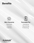 FUNNIR Snail Mucin Moisturizer 92%, Lightweight Moisturing Cream, 100g, Youthful and Radiant Formula, Repair Face Cream for All Skin Types, Skincare Products