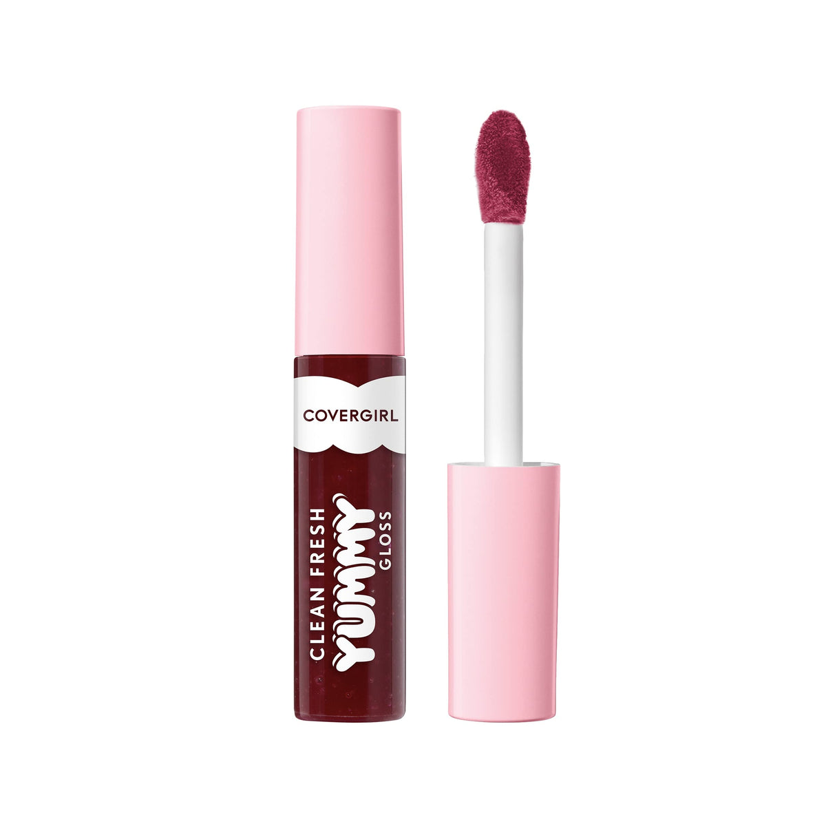 COVERGIRL Clean Fresh Yummy Lip Gloss, Sheer, Natural Scents, Vegan Formula - 120 Sunshine Rays, 0.33 fl oz