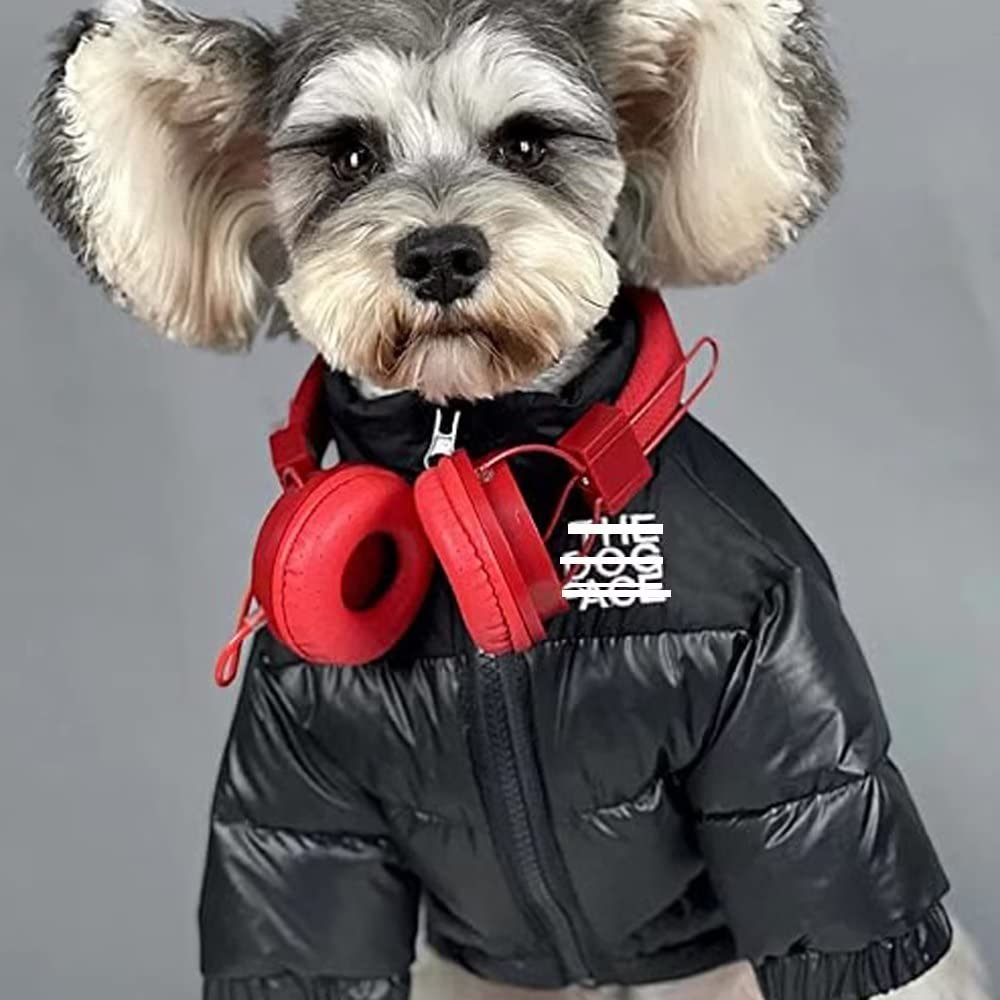 Dog Winter Coat Duck Down Jacket for Small Medium Dogs-Thicken Dog Coat Windbreaker Puppy Winter Clothes for Cold Weather Snowday (Green, Medium)