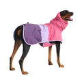 Spark Paws Dog Raincoat, Waterproof Windproof Rain Jacket, for Small Medium Large Extra Large Dogs, Reflective Breathable Full-Body Coverage Dry Suit - Neon White Navy Blue, 2XL
