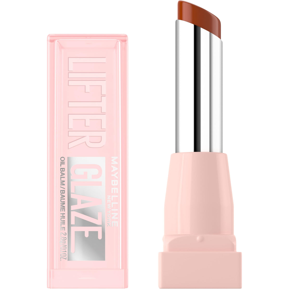 MAYBELLINE Lifter Glaze Oil Balm with Hyaluronic Acid and Hydrating Oil Blend, Lip Balm with 24HRs of Smooth, Moisturizing Shine, Acai Glaze (Sheer Black Cherry)