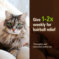 SENTRY PET CARE Sentry Hairball Relief for Cats,Malt Flavor,4.4 Ounces