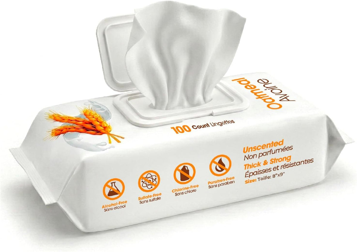 Best Pet Supplies 8" x 9" Large Unscented Dog Wipes - Cleaning and Deodorizing for Paws and Coat - Gentle Formula with Aloe Vera Vitamin E for Puppies and Cats - 100 Count