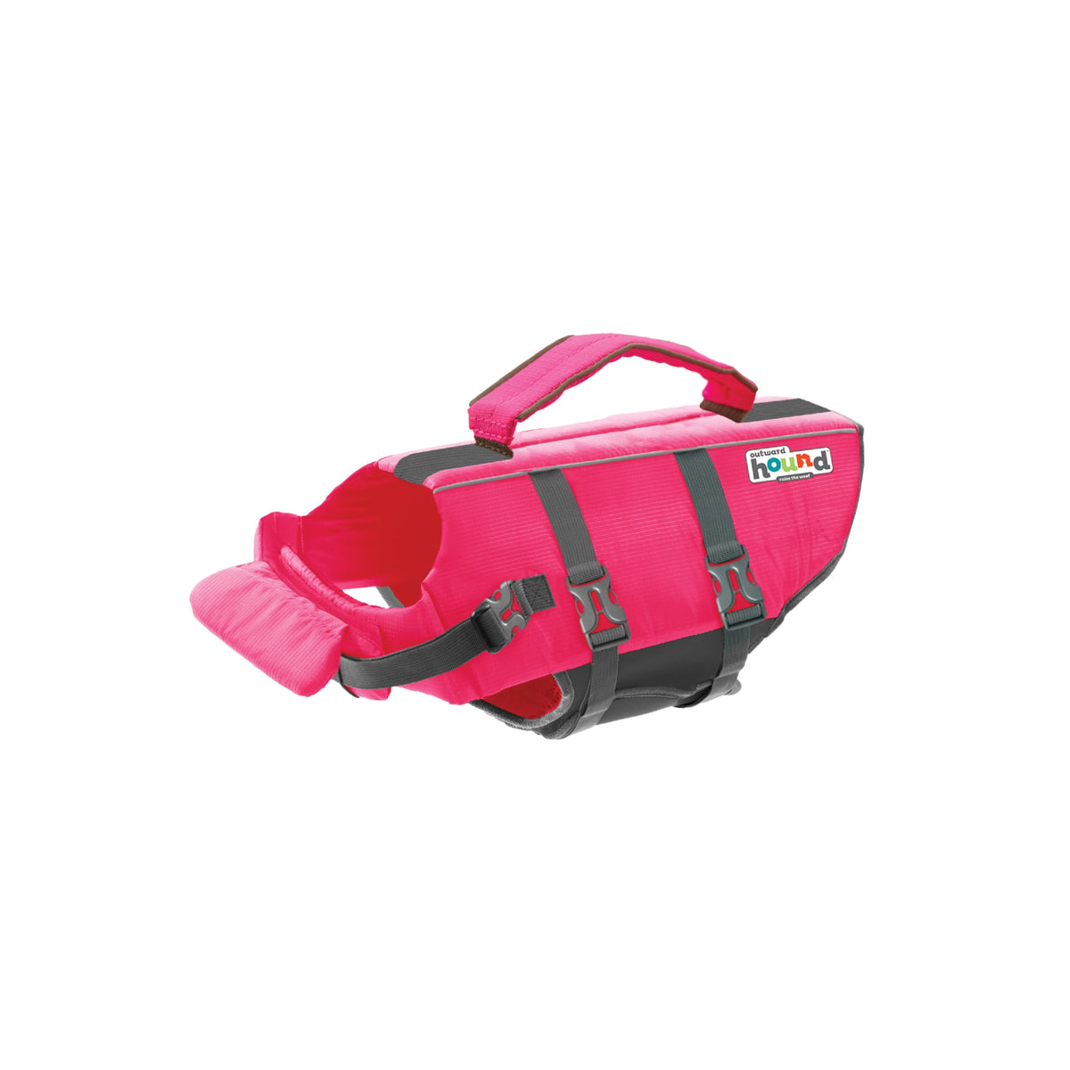 Outward Hound Granby Splash Orange Dog Life Jacket, Medium