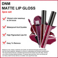 evpct 3Pcs Dark Red Purple Plum Matte Liquid Lipstick Sets for Women Matte Lip Stain Long Lasting Waterproof, Burgundy Blood Blue Red lipstick, Black Cherry Maroon Gothic 24 Hours Magic Lipsticks