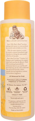 Burt’s Bees for Pets Tear Free Puppy Shampoo & Conditioner with Buttermilk, 2 in 1 Gentle Dog Shampoo for Puppies, Cleans and Conditions Sensitive Skin, 16 Fl Oz